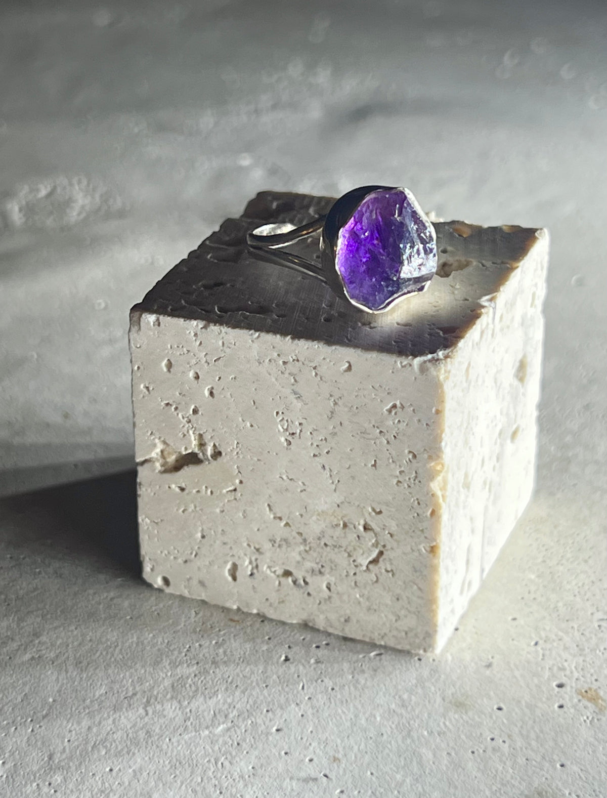 Amethyst Silberring