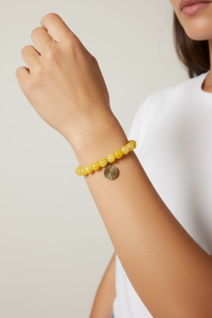 Calcit Edelstein Armband