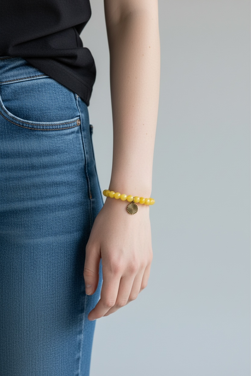 Calcit Edelstein Armband