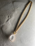 Maxi 18k Choker mit Bergkristall