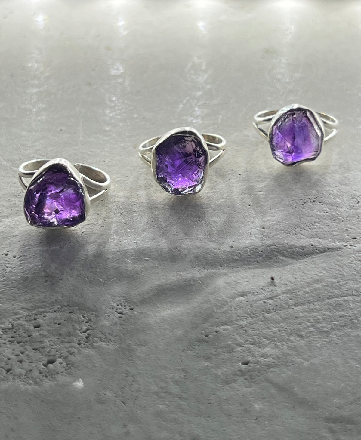 Amethyst Silberring