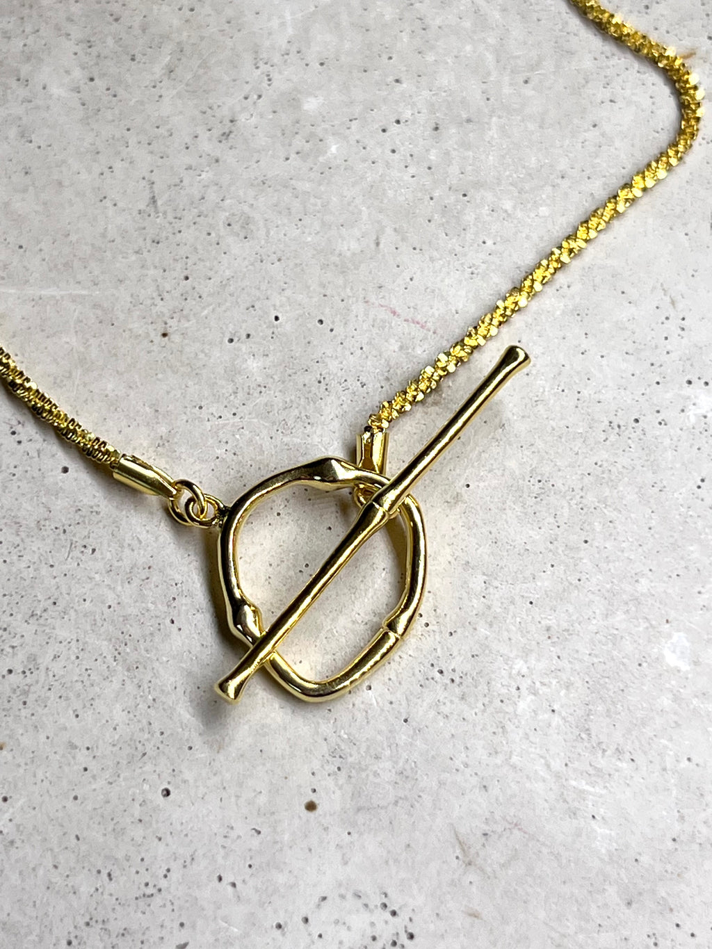 Akiya 925 Silber Halskette 18k Gold Vermeil