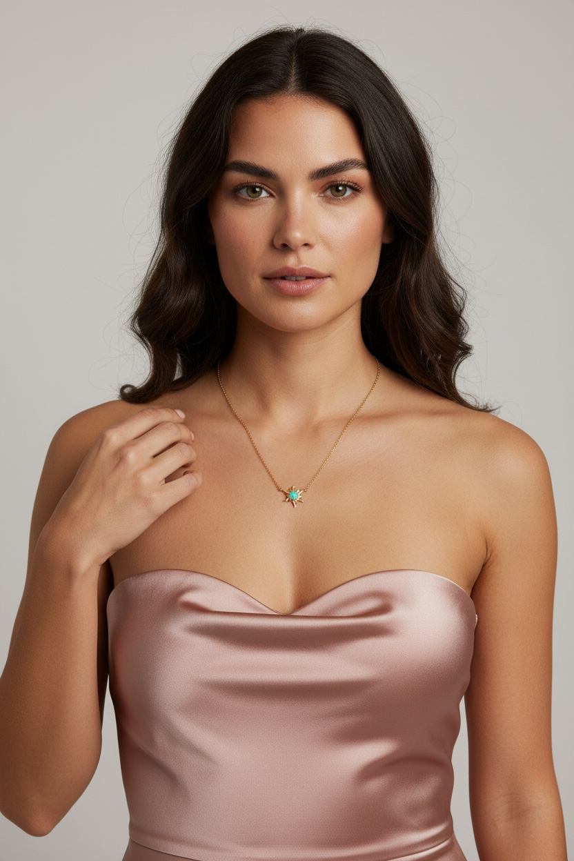 Opal Sun 925 Silver 18k Gold Vermeil