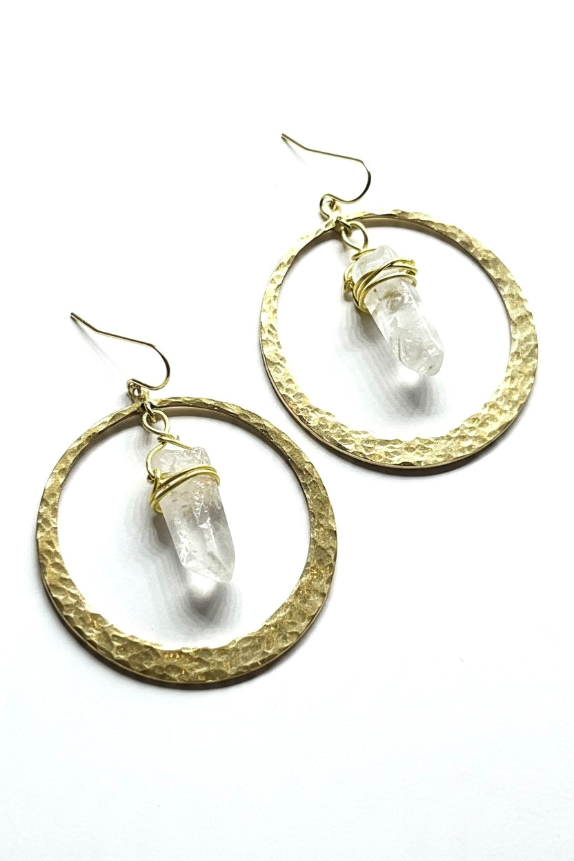 Crystal in Circle -  Bergkristall