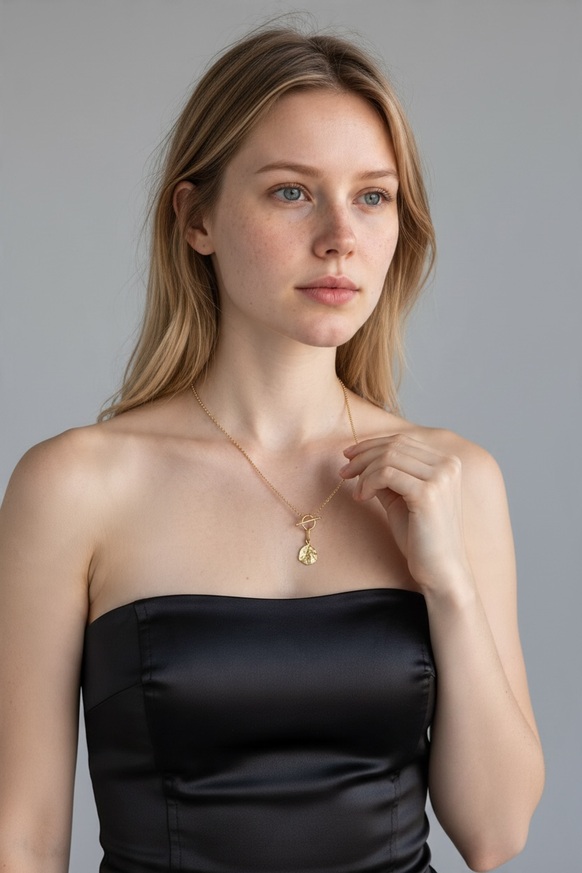 Eliane 925 Silver Halskette 18k