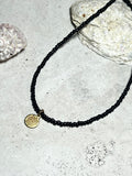 Cutie Perlenkette black Pearls with Flower of Life