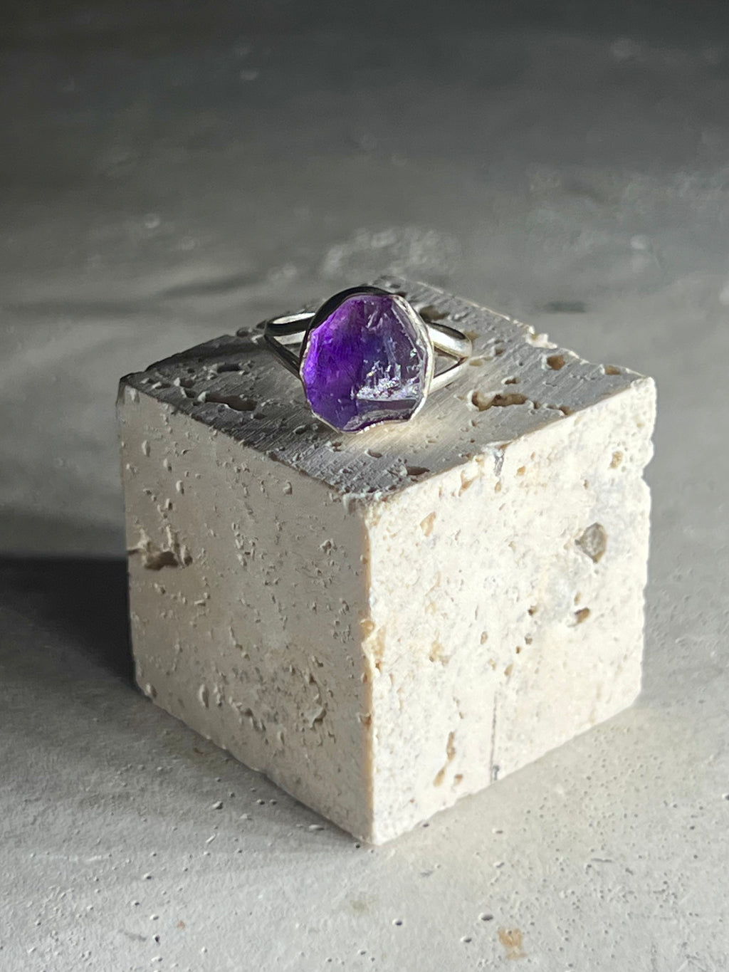 Amethyst Silberring