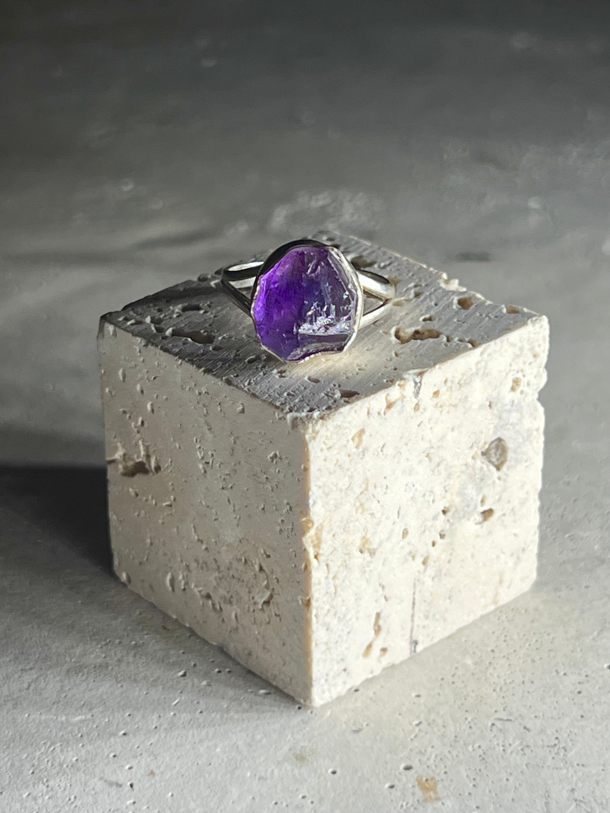 Amethyst Silberring