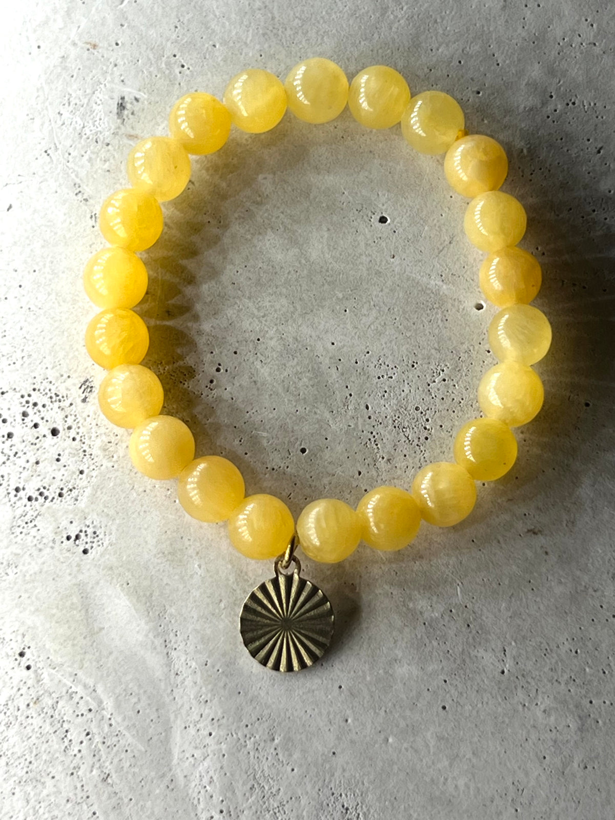 Calcit Edelstein Armband