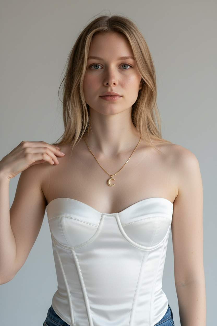 Moon 925 Silber 18k