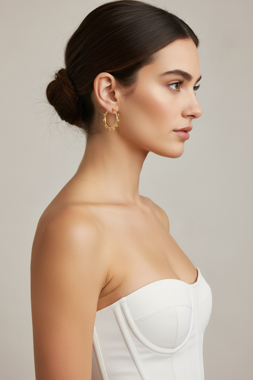 Bali Creolen 18k Gold