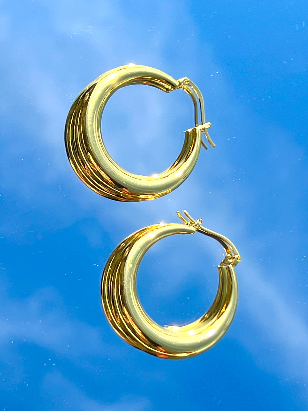 Massive Creolen 18k