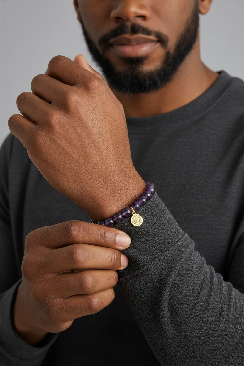 Amethyst Edelstein Armband