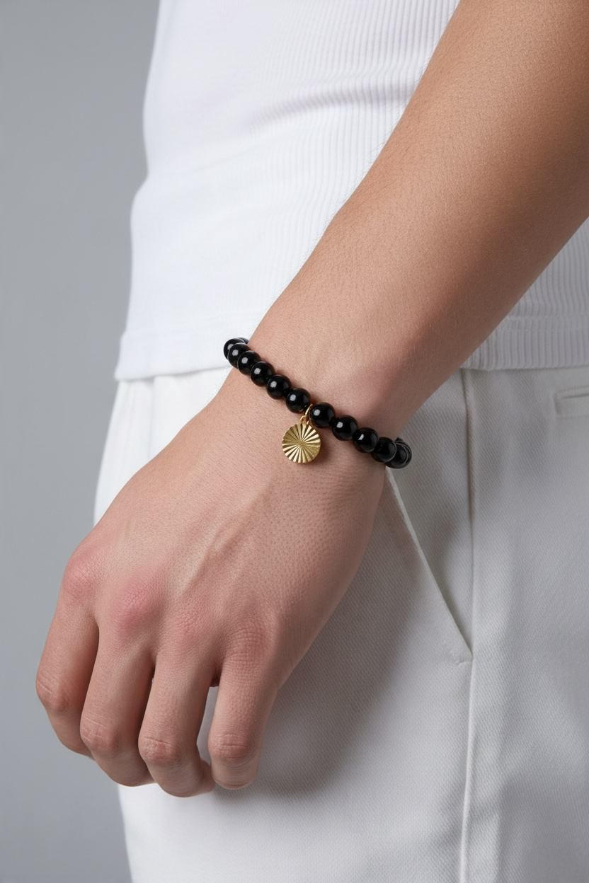 Black Onyx Edelstein Armband