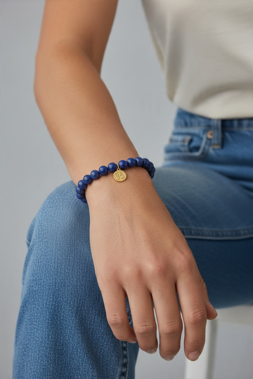 Dumortierit Edelstein Armband