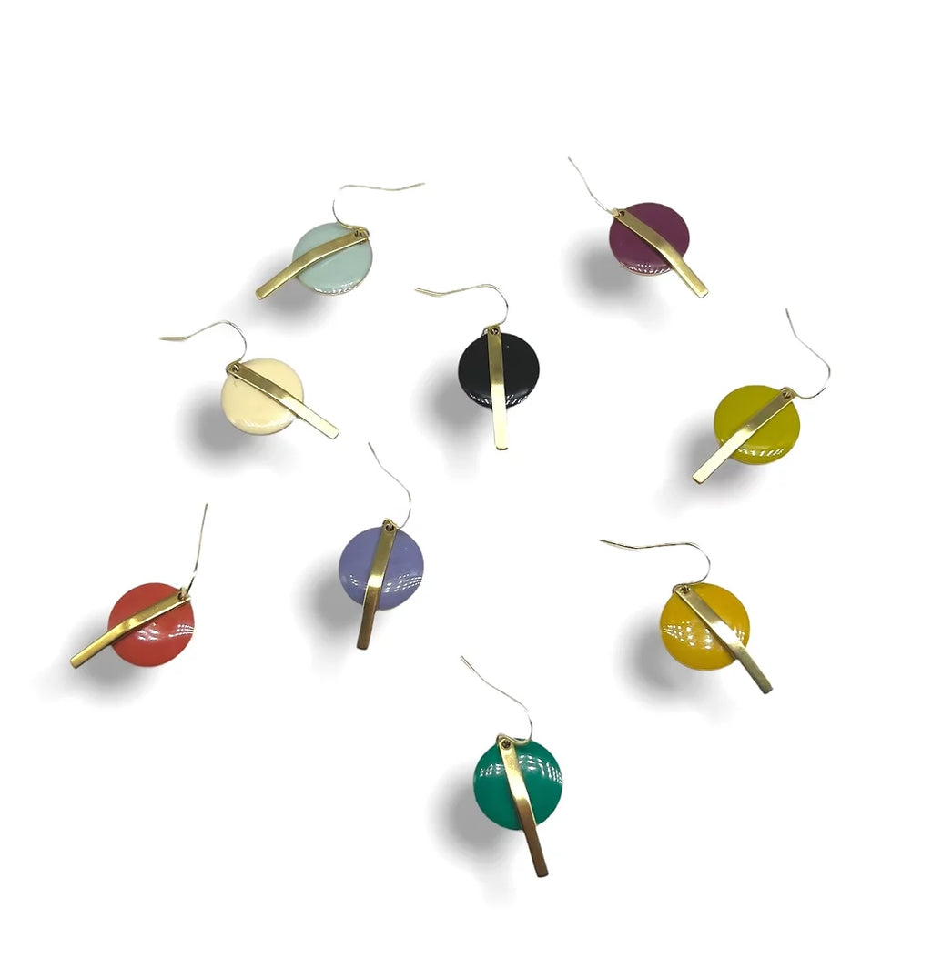 Betty´s Mix Match Emaille Ohrringe - allmymillionmoons